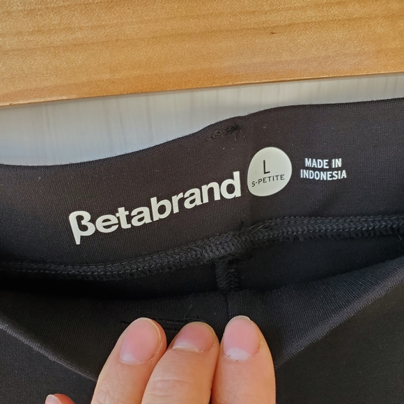 Betabrand black yoga pants bootcut - Picture 7 of 10